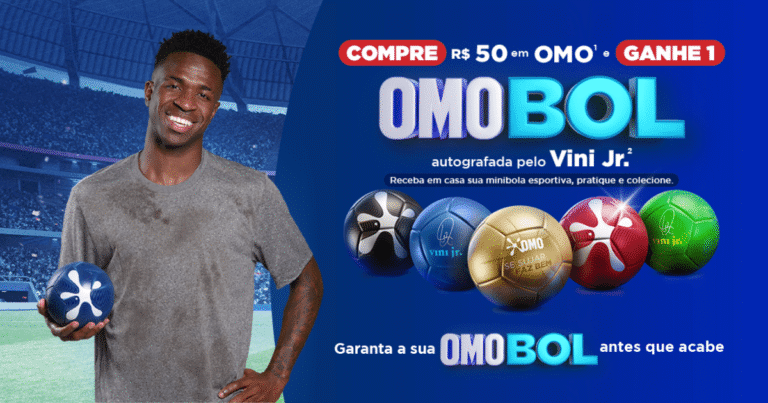 PrOMObol: Ganhe bolas autografadas pelo Vini Jr. na nova promoção da OMO