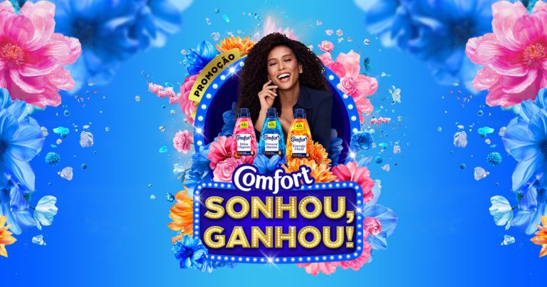 Comfort lança promoção com cashback e brindes exclusivos para quem ama cuidar das roupas