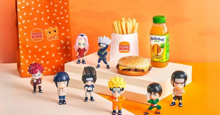 Naruto retorna ao Burger King em edição limitada com 8 novos bonecos no King Jr. em setembro