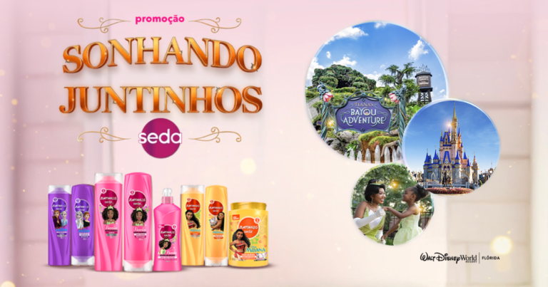 Seda oferece viagem em família para a Disney em nova promoção da linha infantil Seda Juntinhos