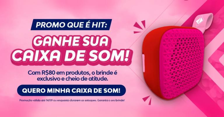 Libresse presenteia suas clientes com uma caixa de som exclusiva em compras no site