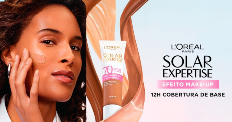 L’Oréal lança campanha inédita com distribuição gratuita do Protetor Solar Expertise Efeito Make-Up