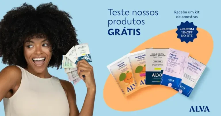 Alva Personal Care disponibiliza kit de amostras para experimentação de produtos por um valor fixo