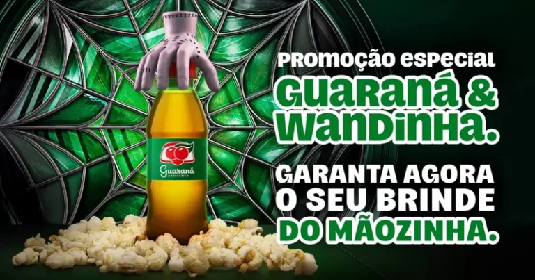 Guaraná Antarctica leva as caçulinhas ao TikTok Shop oferecendo brinde exclusivo do Mãozinha