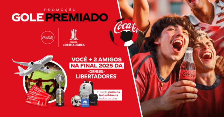 Coca-Cola lança promoção com prêmios instantâneos exclusivos e chance de ir à final da Libertadores