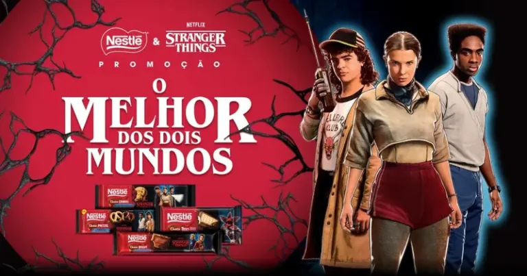Nestlé e Netflix se unem em promoção com brindes exclusivos de Stranger Things e novas embalagens temáticas