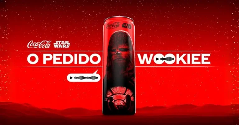 Coca-Cola desafia fãs de Star Wars a pedirem cupom de refrigerante grátis no WhatsApp imitando a língua Wookiee