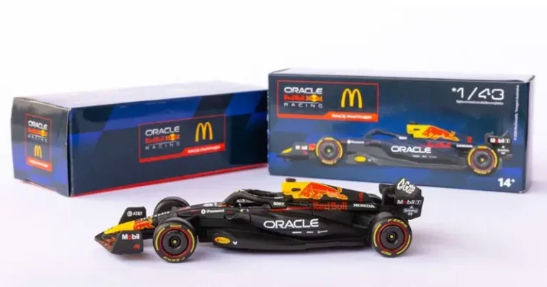 McDonald’s e Red Bull lançam miniatura de carro de Fórmula 1 com distribuição limitada no Brasil
