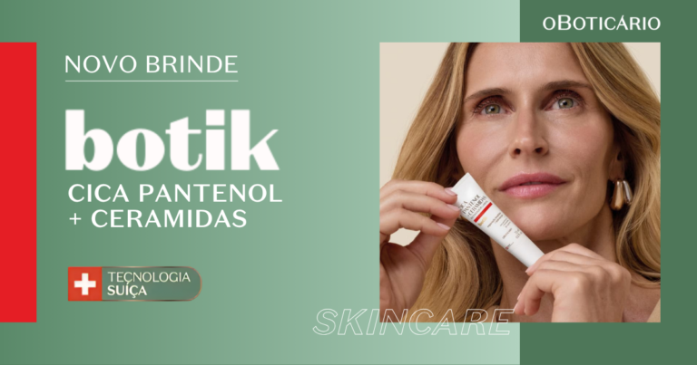 O Boticário distribui mais de 1 milhão de brindes da nova linha Botik Cica Pantenol + Ceramidas