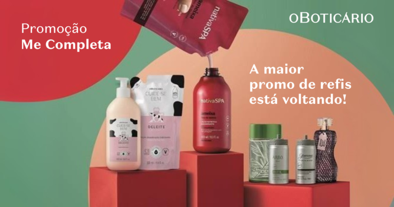 EXCLUSIVO: O Boticário anuncia nova promoção com refil grátis das fragrâncias mais vendidas da marca