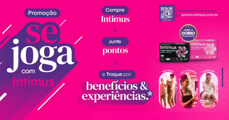 Intimus lança linha de absorventes Toda Renovada e cria promoção dando vale-compras sem sorteio
