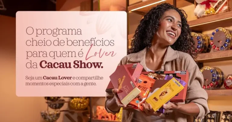 Cacau Show presenteia os aniversariantes do programa Cacau Lovers com um chocolate grátis