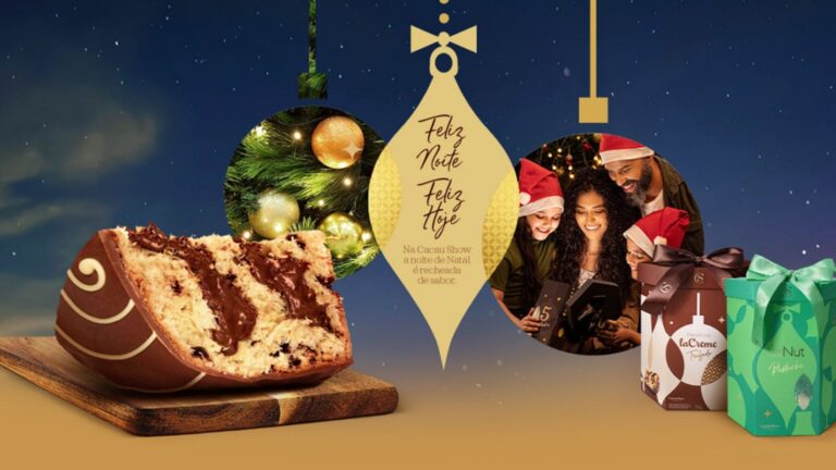Leve 2, pague 1: Cacau Show realiza outlet de Natal com oferta de panettones pela metade do preço