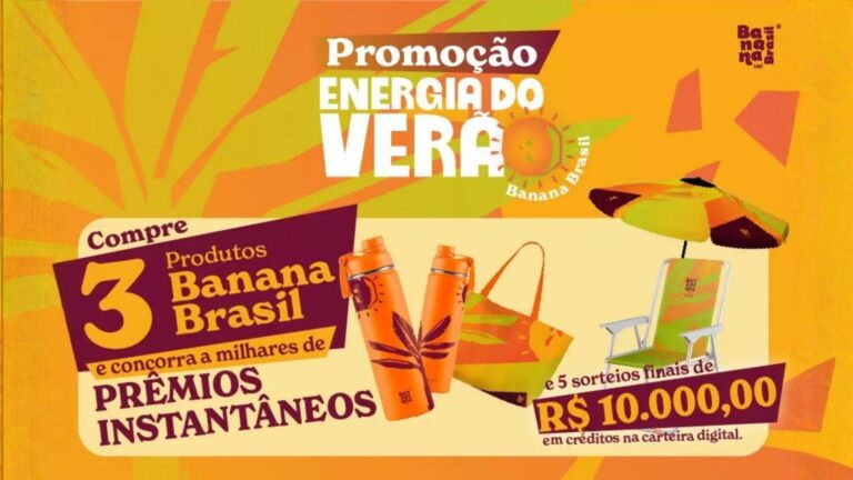 Banana Brasil traz nova promoção de verão que combina snacks saudáveis, sabor e brindes exclusivos