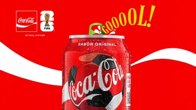 Coca-Cola dará ingressos para a Copa do Mundo da FIFA 2026, prêmios instantâneos e lança latas premiadas que gritam gol