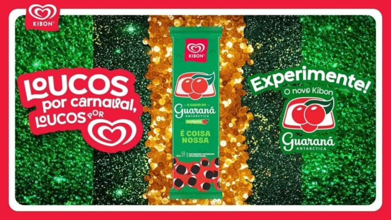 Kibon e Guaraná Antarctica prometem refrescar o Carnaval em ação que terá distribuição de picolés e pizzas grátis