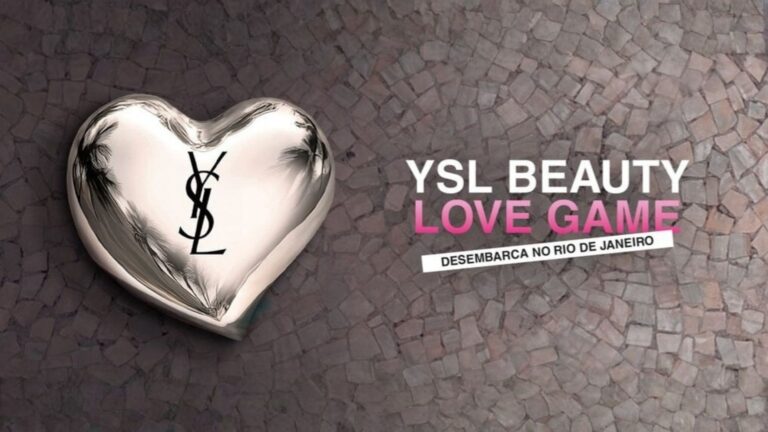 YSL Beauty transforma shopping em palco de luxo com ativação “YSL Love Game” e distribuição de brindes exclusivos
