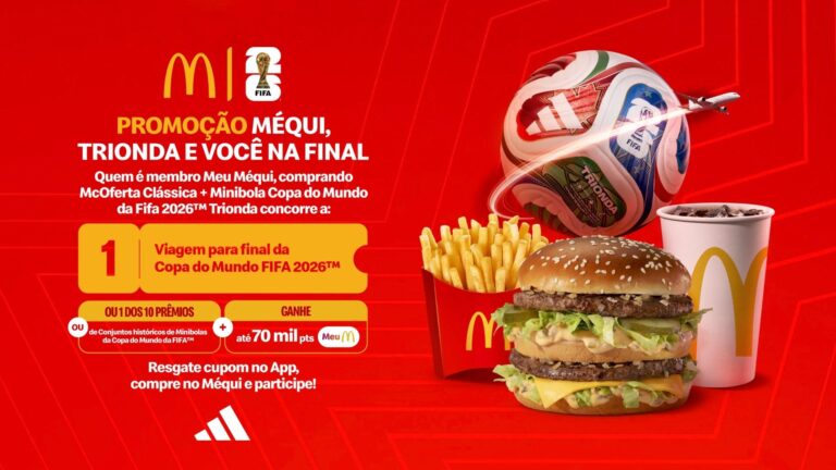 McDonald’s lança minibola da Copa do Mundo e cria promoção que levará clientes à final do Mundial em Nova York