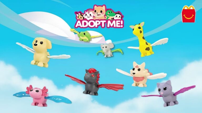 McDonald’s aposta no sucesso de Adopt Me! e traz pets com asas como novos brindes do McLanche Feliz