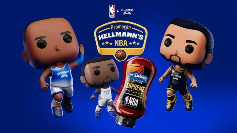 Hellmann’s renova parceria com a NBA e distribui Funkos de estrelas do basquete de brinde em promoção sem sorteio
