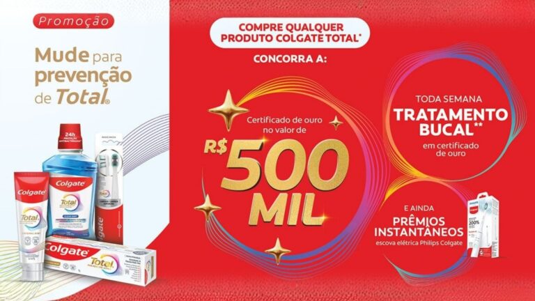 Colgate distribui escovas elétricas e premia clientes com tratamentos bucais e R$ 500 mil em nova promoção nacional