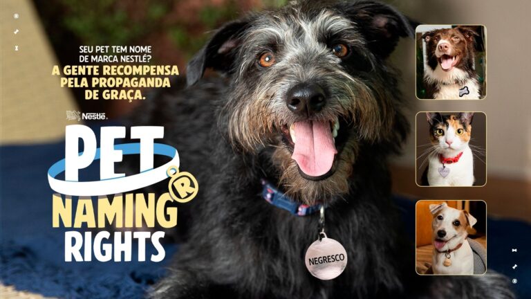 “Pet Naming Rights”: Nestlé cria campanha inédita e recompensa tutores de pets que tiverem nomes de suas marcas