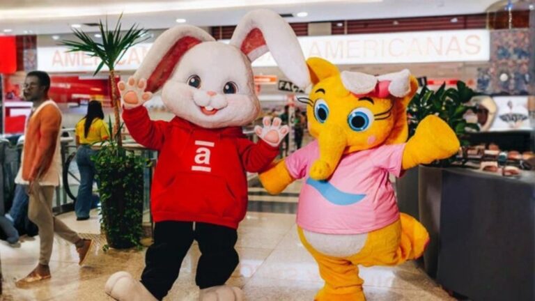 Americanas promove ativações de Páscoa em shoppings com caça aos ovos, oficinas infantis e espaço instragramável