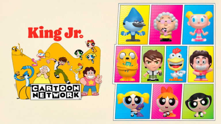Burger King apresenta nova coleção com 10 personagens do Cartoon Network como brindes do King Jr. em março