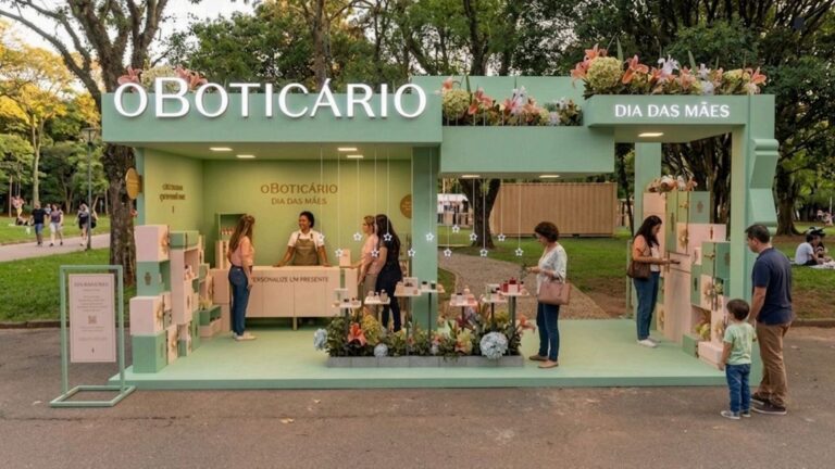 O Boticário cria experiências para celebrar o Dia das Mães com brindes, experimentação e conexão com consumidores