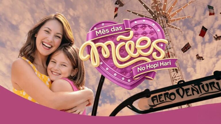 Hopi Hari celebra o Dia das Mães com entrada gratuita, café da manhã especial e nova atração para toda a família