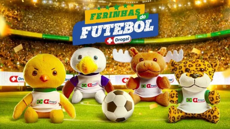 “Ferinhas do Futebol”: Drogal lança coleção exclusiva de pelúcias inspiradas nos mascotes da Copa do Mundo