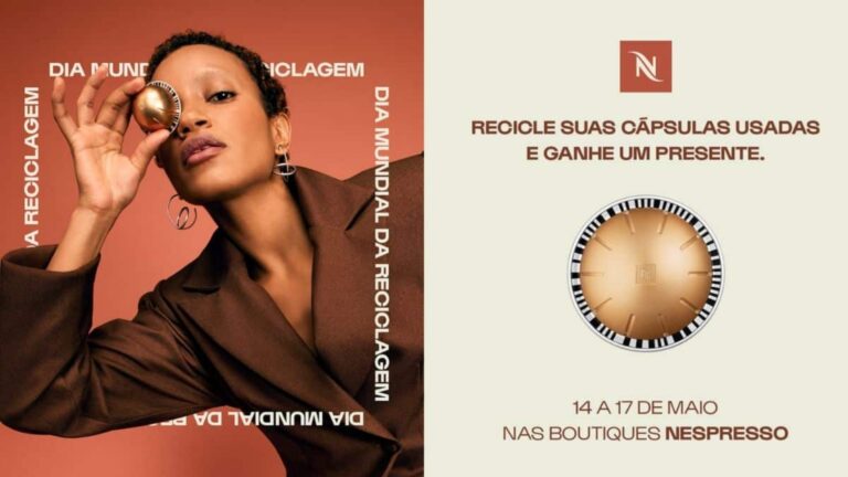 Nespresso lança ação especial de reciclagem de cápsulas em troca de brindes exclusivos nas boutiques da marca
