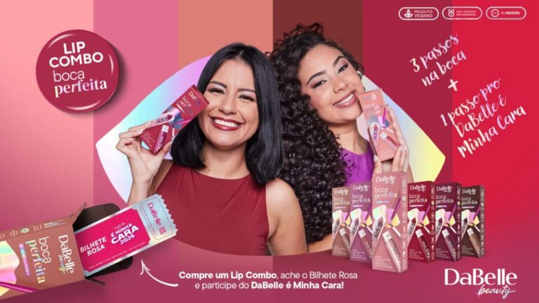 DaBelle transforma Lip Combo em passaporte para viagem ao Rio, 1 ano de produtos e chance de virar embaixadora da marca