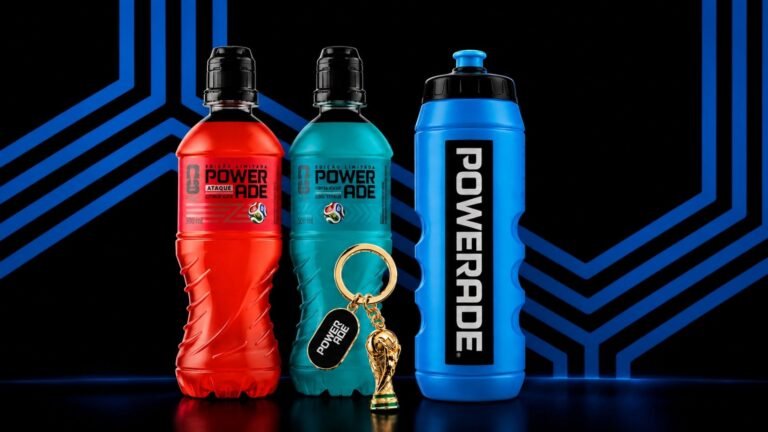 Powerade marca presença na Copa do Mundo e lança promoção com brindes exclusivos e novos sabores temáticos