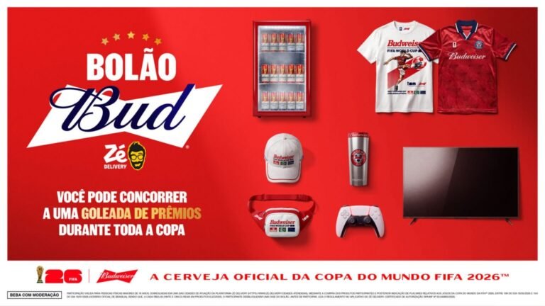 Budweiser relança Bolão Bud para a Copa do Mundo 2026 com ligas, rankings e mais de 400 prêmios para torcedores