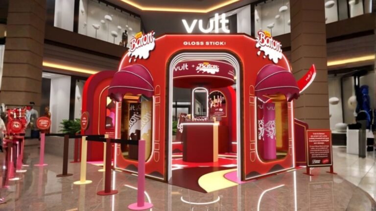 Vult e Baton transformam collab em experiência imersiva com brindes, personalização e espaço instagramável em São Paulo