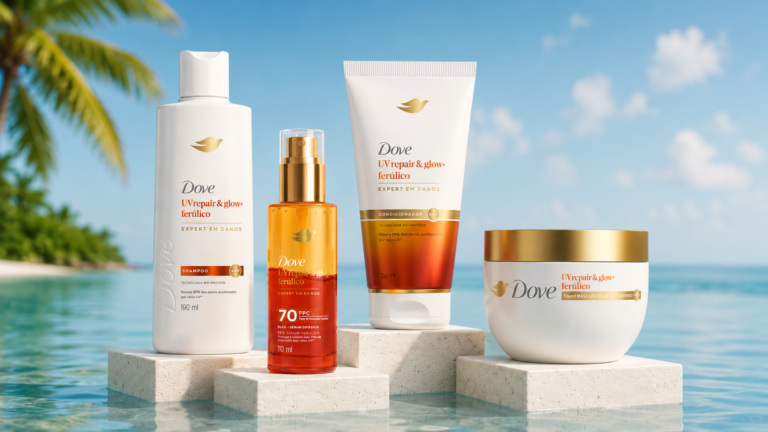 Dove distribui kits gratuitos e lança concurso nas redes que vai premiar criadores de conteúdo com até um ano de produtos da marca
