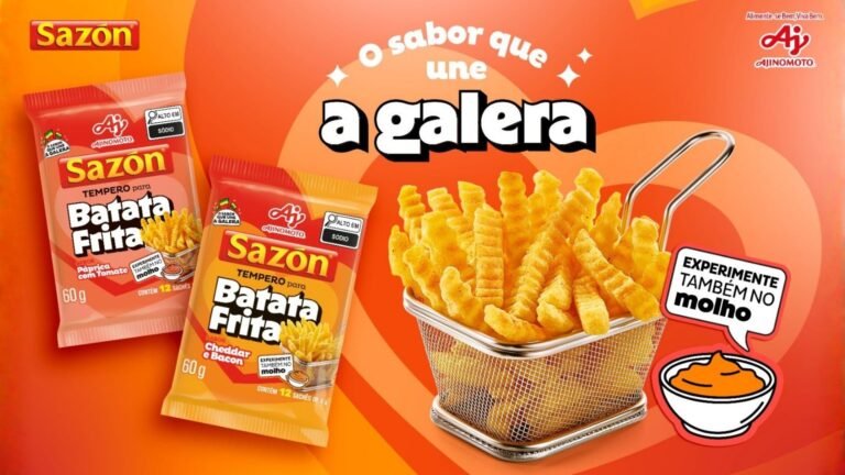 Sazón aposta em praticidade e lança temperos especiais para batata frita com degustação gratuita na Avenida Paulista
