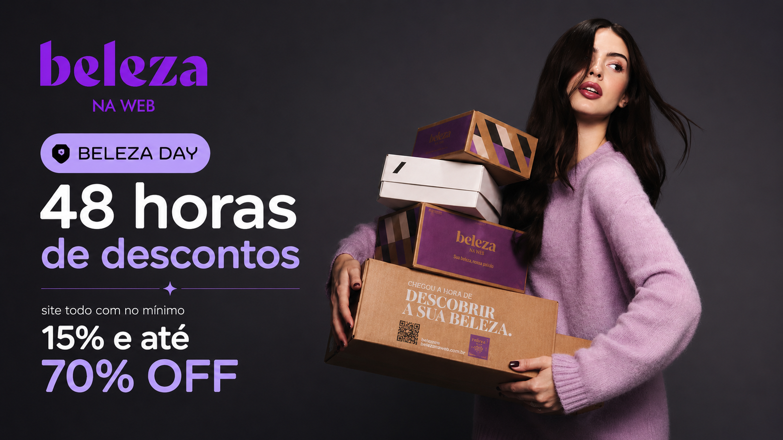 Beleza na Web inaugura nova data proprietária com até 70% de desconto em grandes marcas e produtos virais em promoção Beleza na Web inaugura nova data proprietária com até 70% de desconto em grandes marcas e produtos virais em promoção