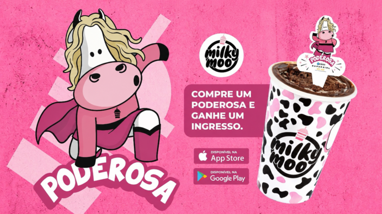 Milky Moo lança promoção que presenteia clientes com ingressos para assistir ao novo filme da Supergirl nos cinemas