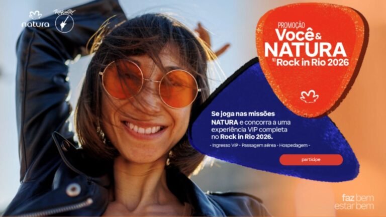 Natura lança promoção inédita com missões criativas que levará consumidores para experiência VIP inesquecível no Rock in Rio