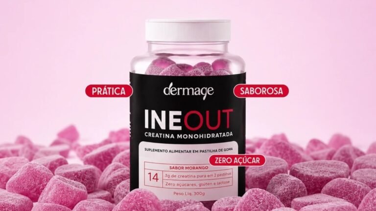 Dermage libera mini Creatina Ineout grátis para membros de seu canal de transmissão em nova ação por tempo limitado