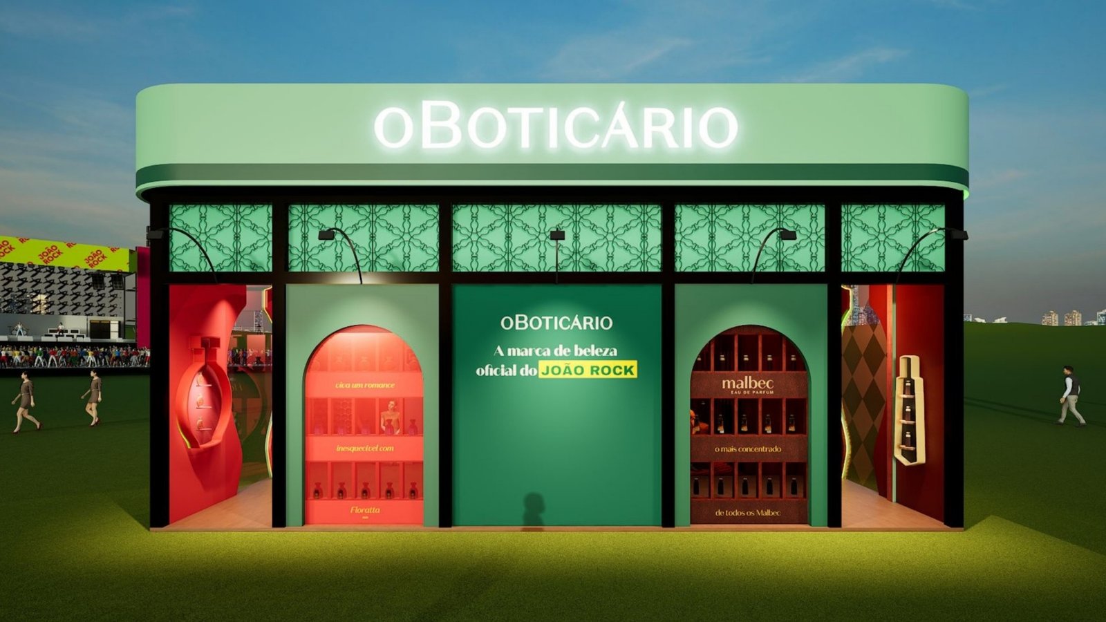O Boticário promove experiência olfativa com Malbec e Floratta no João Rock, games interativos, brindes e experimentação O Boticário promove experiência olfativa com Malbec e Floratta no João Rock, games interativos, brindes e experimentação
