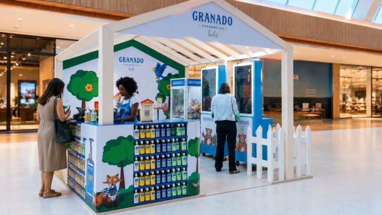 Granado Bebê promove experiência interativa para a família com máquina de pelúcias e personalização de embalagens