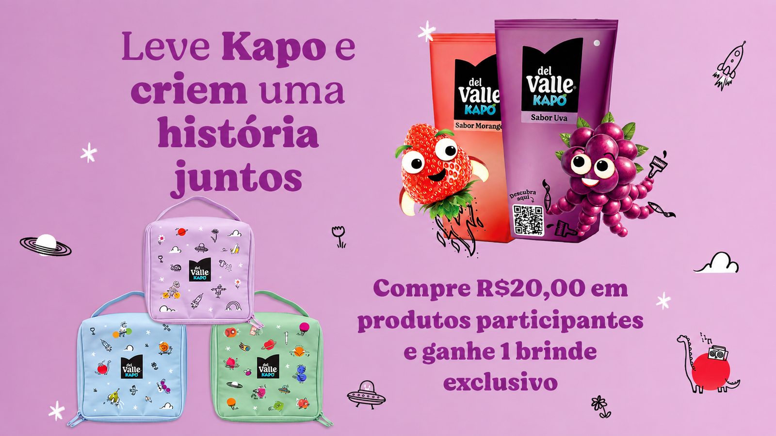 Del Valle Kapo lança promoção de volta às aulas distribuindo lancheiras térmicas exclusivas como brinde para consumidores Del Valle Kapo lança promoção de volta às aulas distribuindo lancheiras térmicas exclusivas como brinde para consumidores