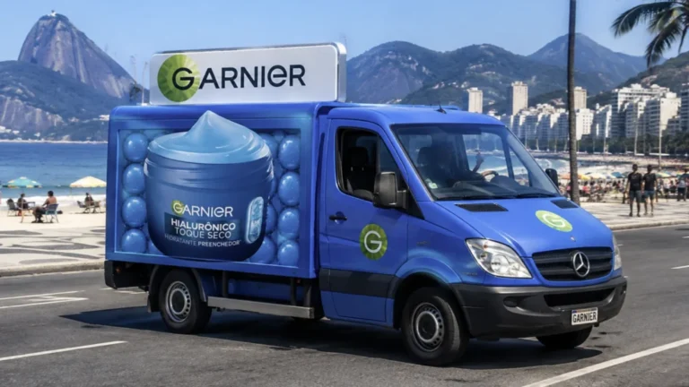 Garnier leva Truck Hialu ao Rio de Janeiro com brindes de skincare, massagens faciais e descontos exclusivos em ação itinerante