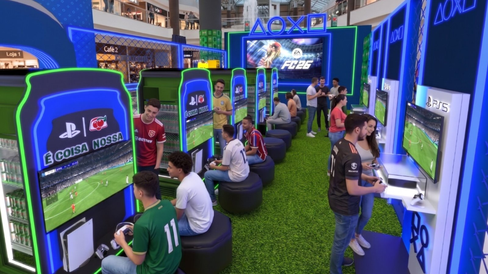 Guaraná Antarctica e PlayStation levam arena gamer gratuita com PS5, brindes e experiências interativas para São Paulo Guaraná Antarctica e PlayStation levam arena gamer gratuita com PS5, brindes e experiências interativas para São Paulo