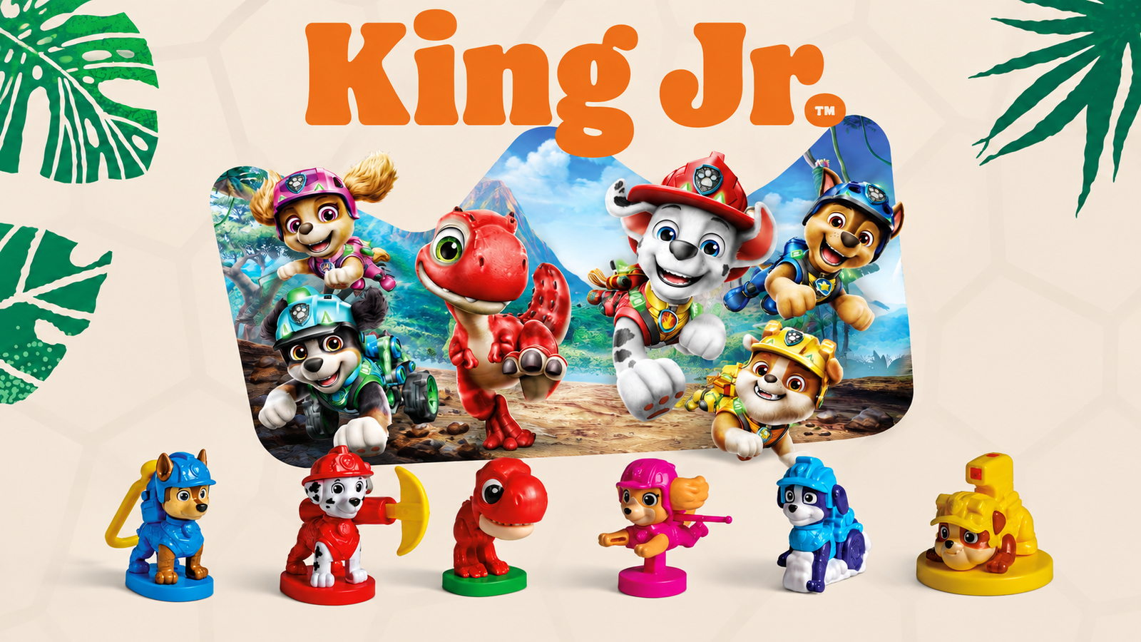 Burger King lança coleção de brinquedos da Patrulha Canina para o Combo King Jr. inspirada no filme Uma Aventura Dino Burger King lança coleção de brinquedos da Patrulha Canina para o Combo King Jr. inspirada no filme Uma Aventura Dino