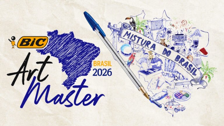BIC abre concurso nacional de desenhos e convida artistas a ilustrarem a mistura do Brasil usando canetas esferográficas
