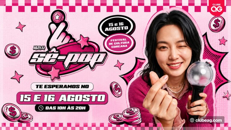 Serasa leva espaço Sê-pop ao Festival da Cultura Coreana com experiências, brindes e ingressos para o Camarote Stadium